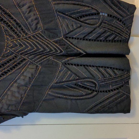 Embellished beaded cut away shirt - Picture 5 of 5